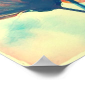 Rosa Kosmos für das Sky Zitat Poster (Ecke)