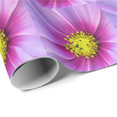 Rosa Kosmos Geschenkpapier (Rolleneckpunkt)