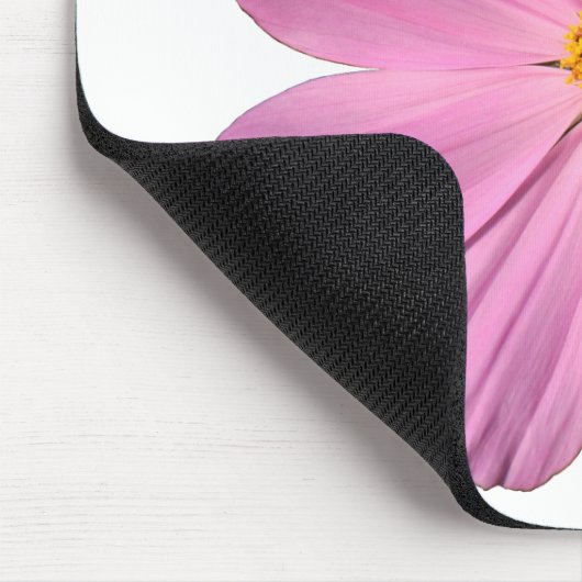 Rosa Kosmos Mousepad (Ecke)