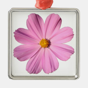 Rosa Kosmos Ornament Aus Metall