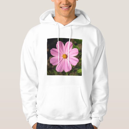 Rosa Kosmos (quadratisches Foto) Hoodie (Vorderseite)