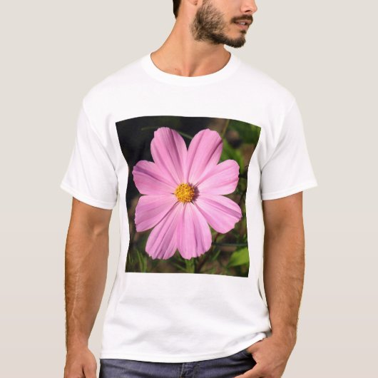 Rosa Kosmos (quadratisches Foto) T-Shirt (Vorderseite)