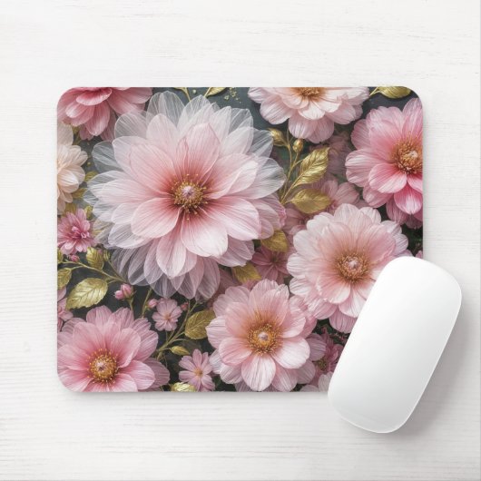 Rosa Kosmos-Sammlung Mousepad (Mit Mouse)