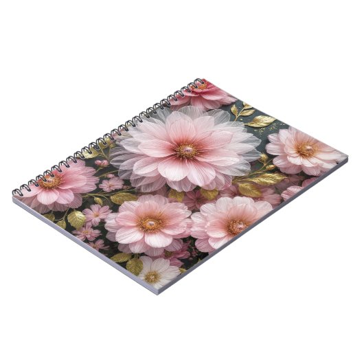 Rosa Kosmos-Sammlung Notizblock (Linke Seite)