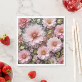 Rosa Kosmos-Sammlung Serviette (Beispiel)