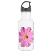 Rosa Kosmos Trinkflasche (Vorderseite)