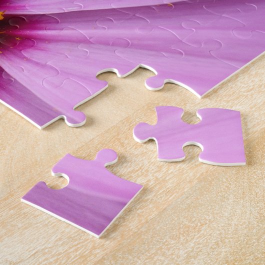 Rosa Kosmos-Wildblume Puzzle (Seite)