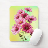 Rosa Kosmosblumen-23456 Mousepad (Mit Mouse)