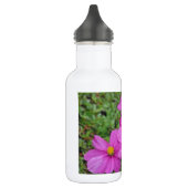 Rosa Kosmosegarten Edelstahlflasche (Links)