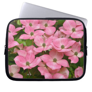 Rosa Kousa dogwood Blume Laptop Ärmel Laptopschutzhülle