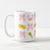 Rosa Krabbe Party Kaffeetasse (Links)