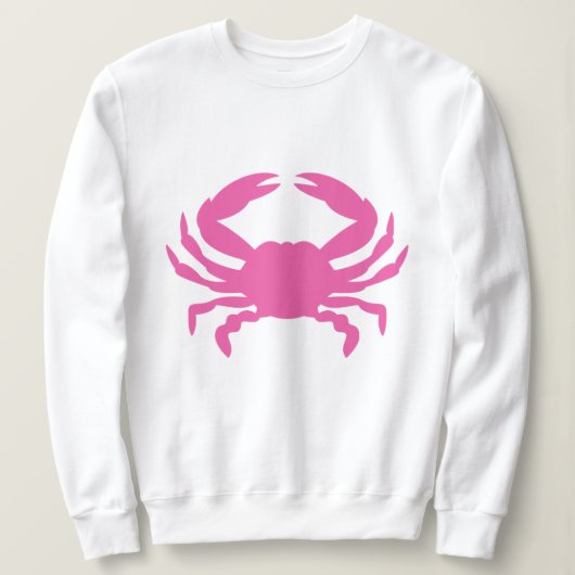 Rosa Krabbe Sweatshirt (Design vorne)