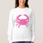 Rosa Krabbe Sweatshirt (Vorderseite)