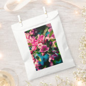 Rosa Krabbenapfel-Blume Geschenktütchen (Ausgeschnitten)