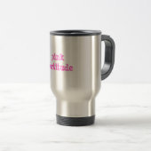 Rosa Kraft-Reise-Tasse Reisebecher (VorderseiteRechts)