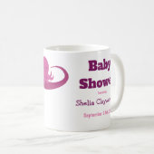 Rosa Krake | Babydusche Tasse (VorderseiteRechts)
