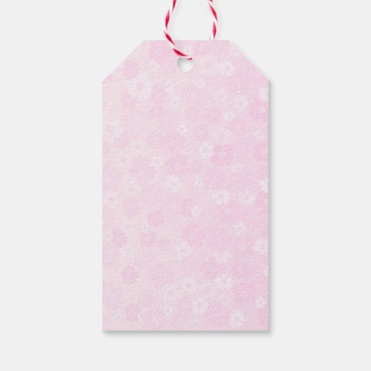 Rosa Kranz für Geschenkartikel & Geschenkenke Geschenkanhänger (Rückseite)