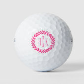 rosa Kraut Golfball (Vorderseite)