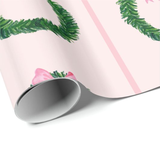 Rosa Kraut Weihnachtsgeschenk Wrap! Geschenkpapier (Rolleneckpunkt)