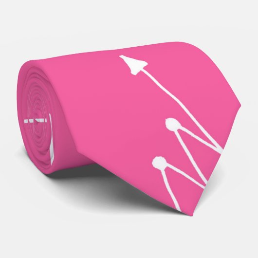 rosa krawatte (Gerollt)