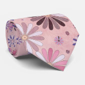 Rosa Krawatte (Gerollt)