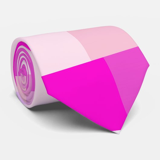 Rosa Krawatte (Gerollt)