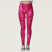 rosa Krawatte Leggings (Vorderseite)