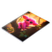 Rosa Kreatur Notizblock (Linke Seite)