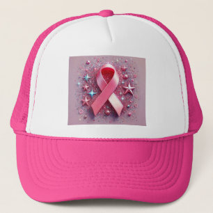 Rosa Krebs Bewusstsein Trucker Hut! Truckerkappe
