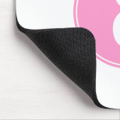 Rosa Kreis #8 Mousepad (Ecke)