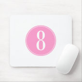 Rosa Kreis #8 Mousepad (Mit Mouse)