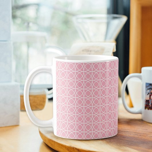 Rosa Kreis Tasse