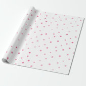 Rosa Kreise Geschenkpapier (Ungerollt)