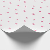 Rosa Kreise Geschenkpapier (Ecke)