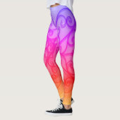 rosa Kreise Leggings (Links)