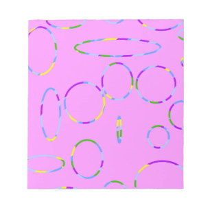 Rosa Kreise Notizblock