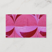 rosa Kreise Visitenkarte (Rückseite)