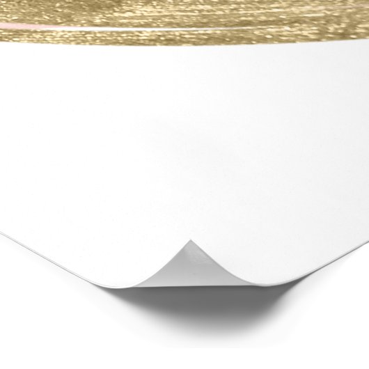 rosa Kreisgestaltung Poster (Ecke)