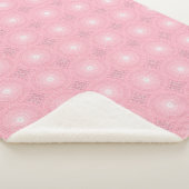 rosa Kreismuster Sherpadecke (3/4)