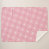 rosa Kreismuster Sherpadecke (Vorderseite (Horizontal))