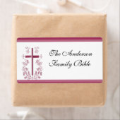 Rosa-Kreuz-Etikett (Insitu)