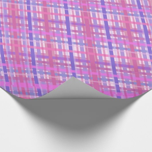 Rosa Kreuz Geschenkpapier (Ecke)