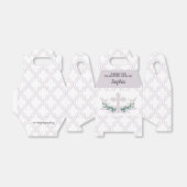 Rosa Kreuz im Feld Gastgeschenk für Quatrefolie Geschenkschachtel (Ungefaltet)