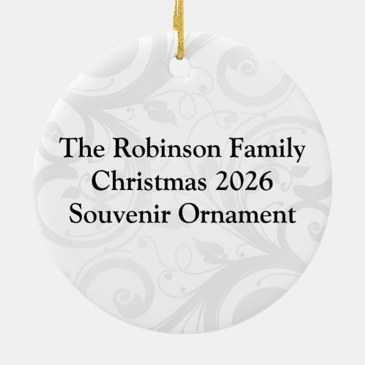 Rosa Kreuz-/Strudel-Krankenschwester Keramikornament (Hinten)