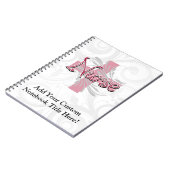 Rosa Kreuz-/Strudel-Krankenschwester Notizblock (Linke Seite)