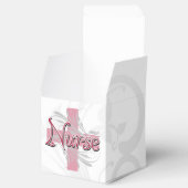 Rosa Kreuz/Wirbelsäule Geschenkschachtel (Geöffnet)