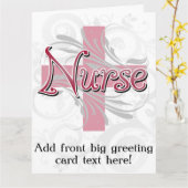 Rosa Kreuz/Wirbelsäule Karte (Gelbe Blume)