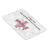 Rosa Kreuz/Wirbelsäule Magnet (Rechte Seite)