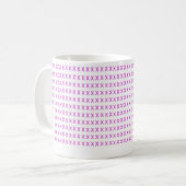 Rosa Kreuze Tasse (Vorderseite Links)