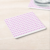 Rosa Kreuze Untersetzer (angewinkelt)